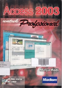 Acces 2003 untuk profesional