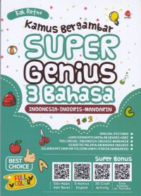 Kamus bergambar Super Genius 3 Bahasa