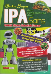 Buku Super Ilmu Pengetahuan Alam SD