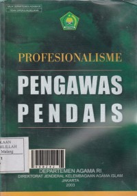 Profesionalisme Pengawas Pendais