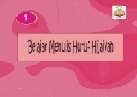 Belajar Menulis Huruf Hijaiyah