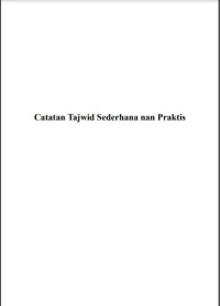 Catatan Tajwid Sederhana nan Praktis