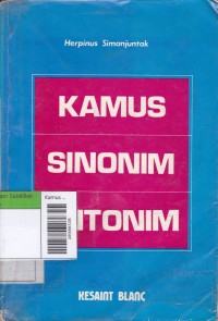 Kamus Sinonim Antonim