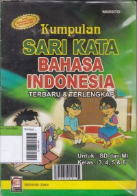 Kumpulan Sari Kata Bahasa Indonesia - Terbaru dan Terlengkap