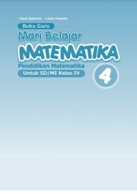 Mari Belajar Matematika untuk SD/MI Kelas IV