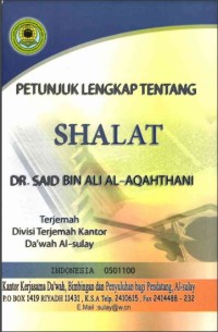 Petunjuk Lengkap Tentang Shalat