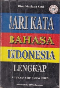 Sari Kata Bahasa Indonesia Lengkap