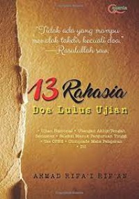 13 Rahasia Doa Lulus Ujian