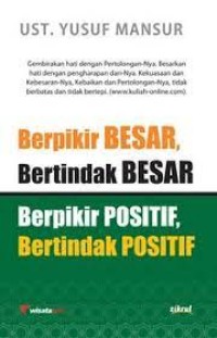 Berpikir Besar Bertindak Besar