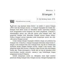 Bilangan I